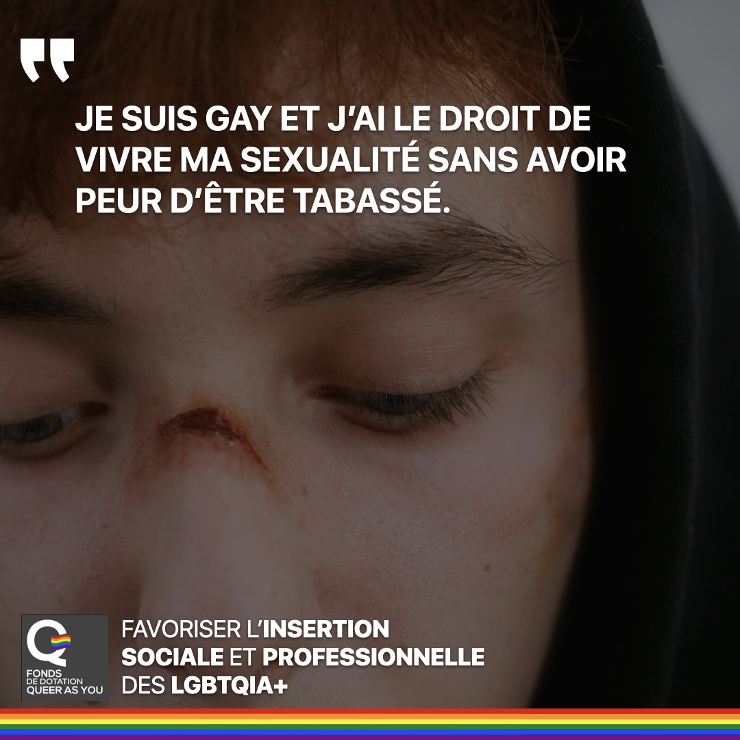 Je suis gay et j'ai le doit de vivre ma sexualité sans avoir peur d'être tabassé.