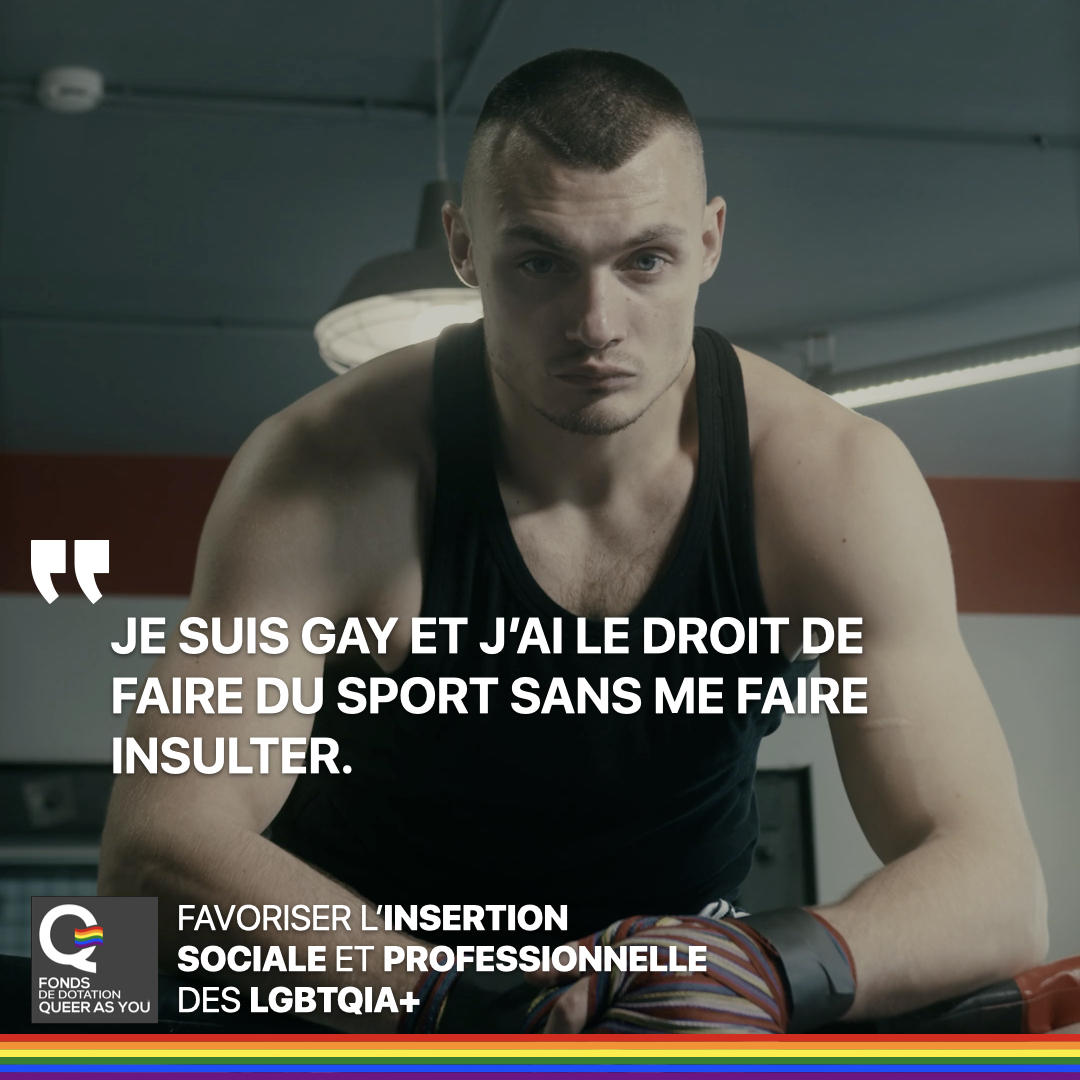 Je suis gay et j'ai le droit de faire du sport sans me faire insulter.