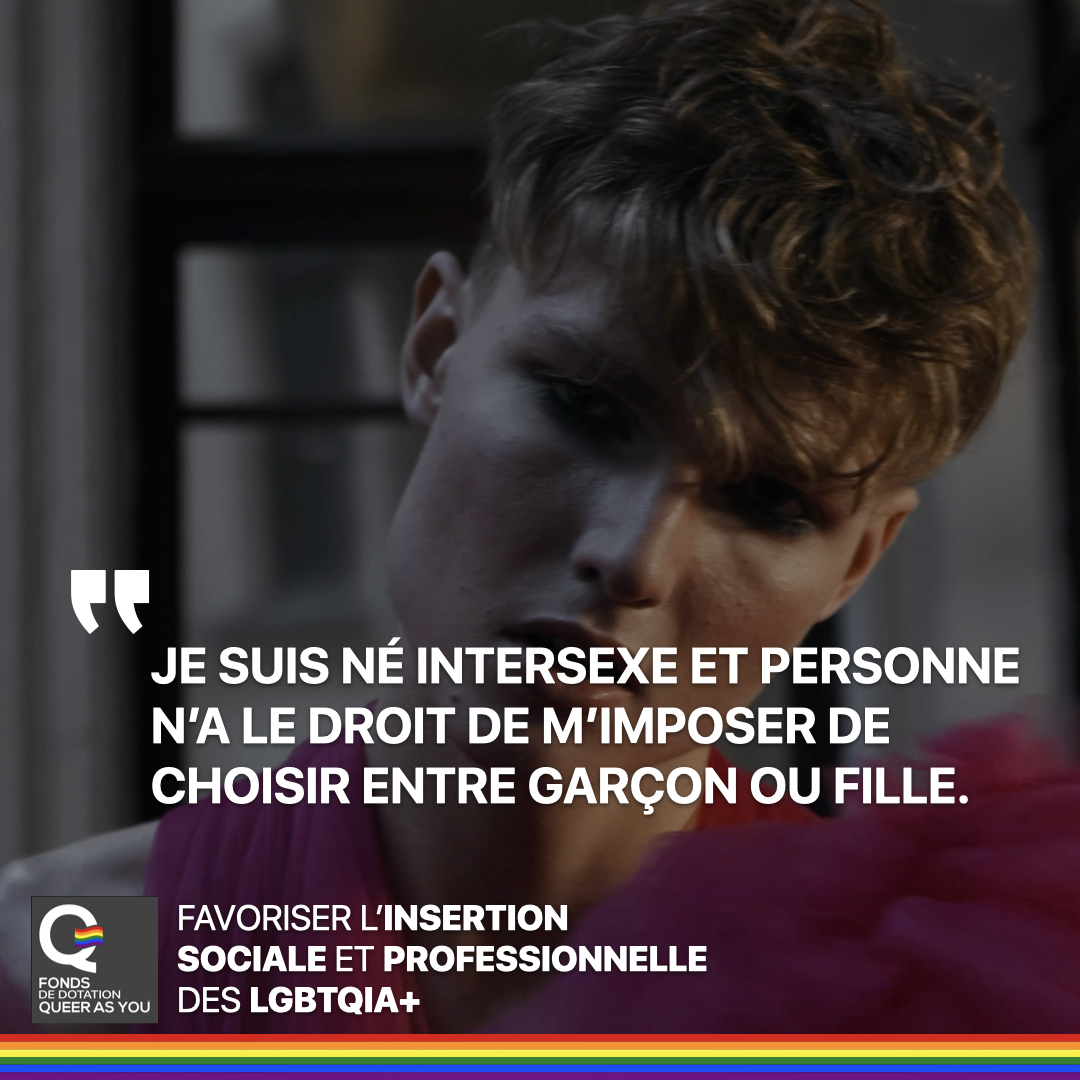 Je suis né intersexe et personne n'a le droit de m'imposer de choisir entre garçon ou fille.